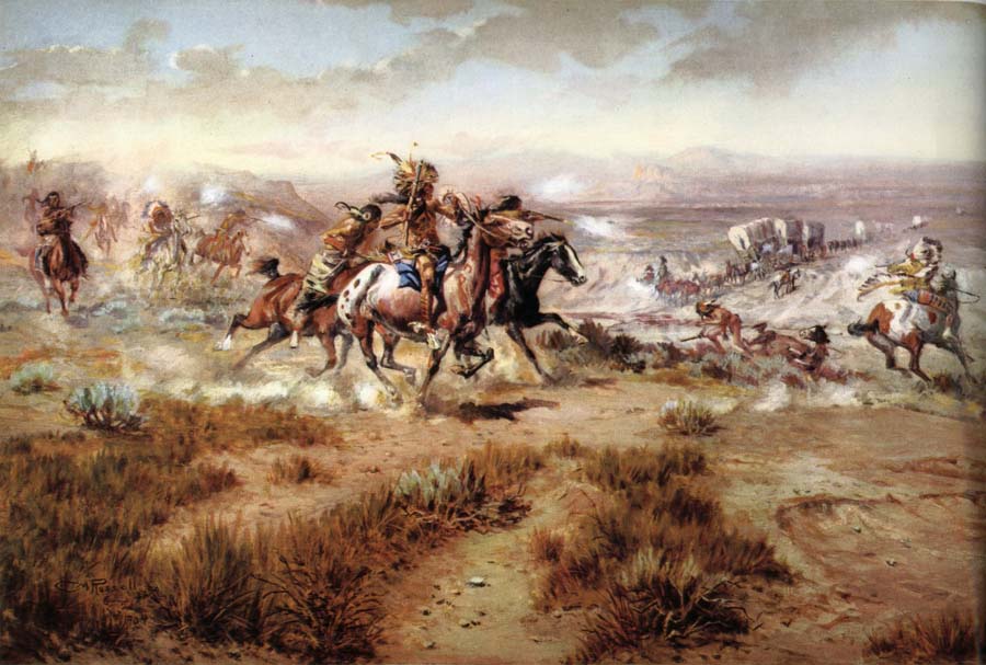 Attack on the wagon Train